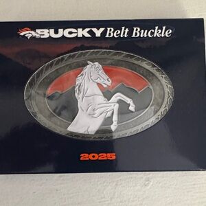 Denver broncos belt buckle